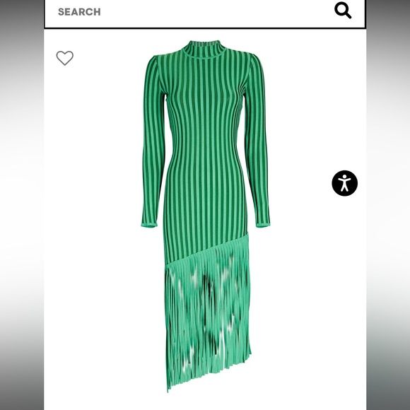 Ronny Kobo Adkins Knit Fringe Midi Dress - Picture 2 of 10